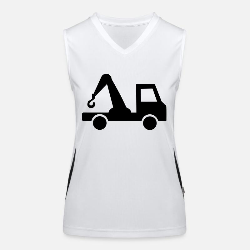 Abschlepper - LKW Funktionelles Kontrast-Tank Top für Frauen