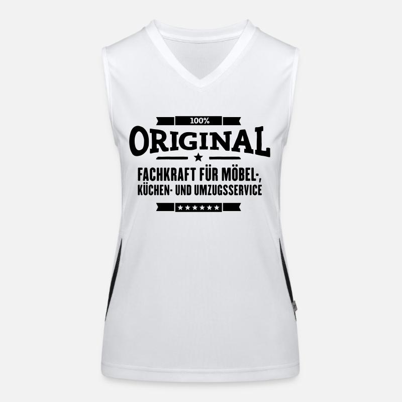 100% Möbel Küchen Umzug Funktionelles Kontrast-Tank Top für Frauen