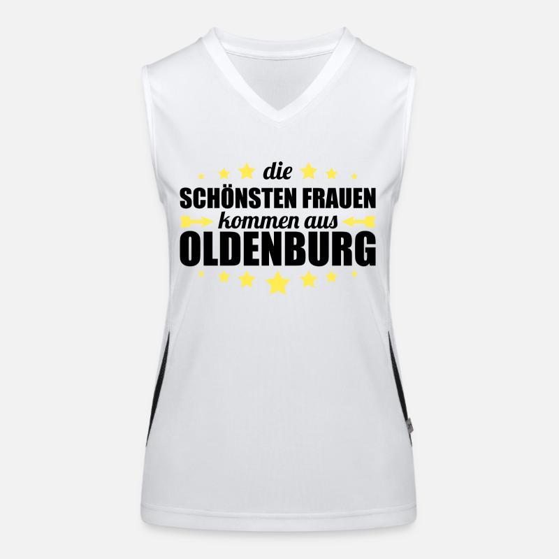 Oldenburg Funktionelles Kontrast-Tank Top für Frauen