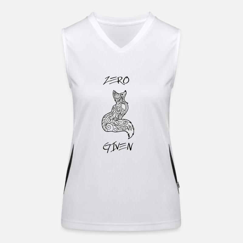 lustiges Zero Fox Given Shirt Funktionelles Kontrast-Tank Top für Frauen
