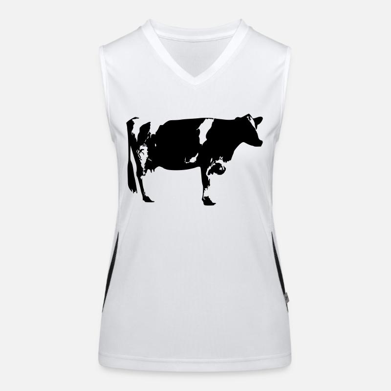 cow Women's Functional Contrast Tank Top