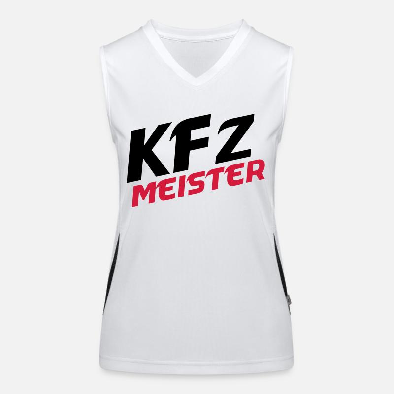 kfz_meister2 Funktionelles Kontrast-Tank Top für Frauen