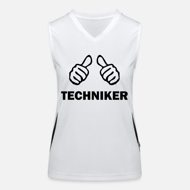 techniker Funktionelles Kontrast-Tank Top für Frauen