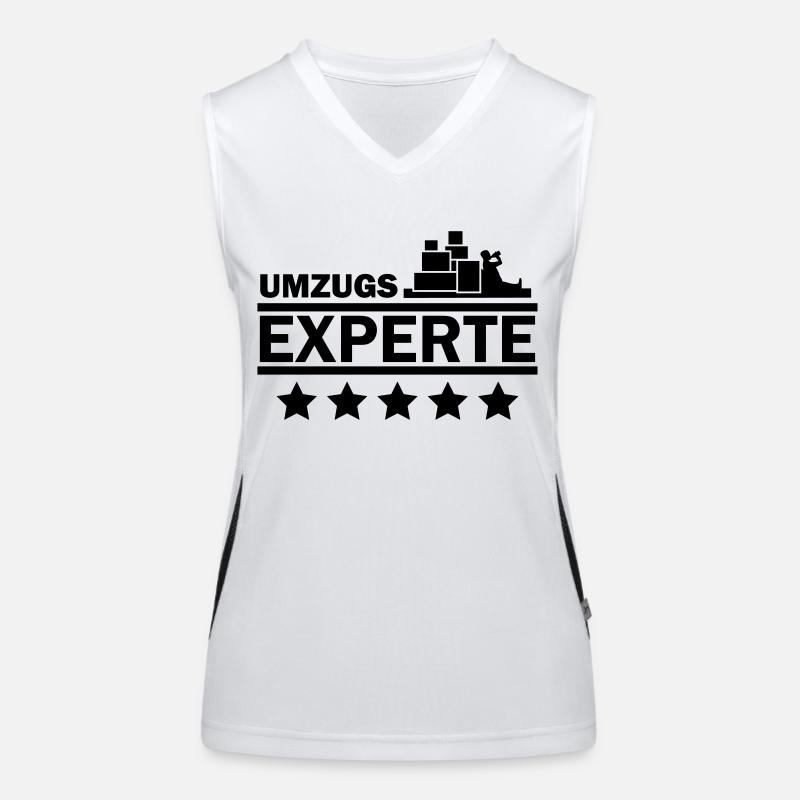 Umzugs Experte Funktionelles Kontrast-Tank Top für Frauen