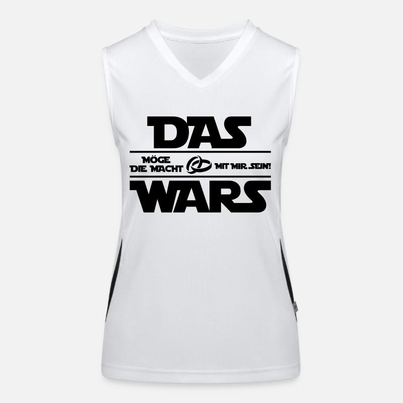 das_wars_01 Funktionelles Kontrast-Tank Top für Frauen