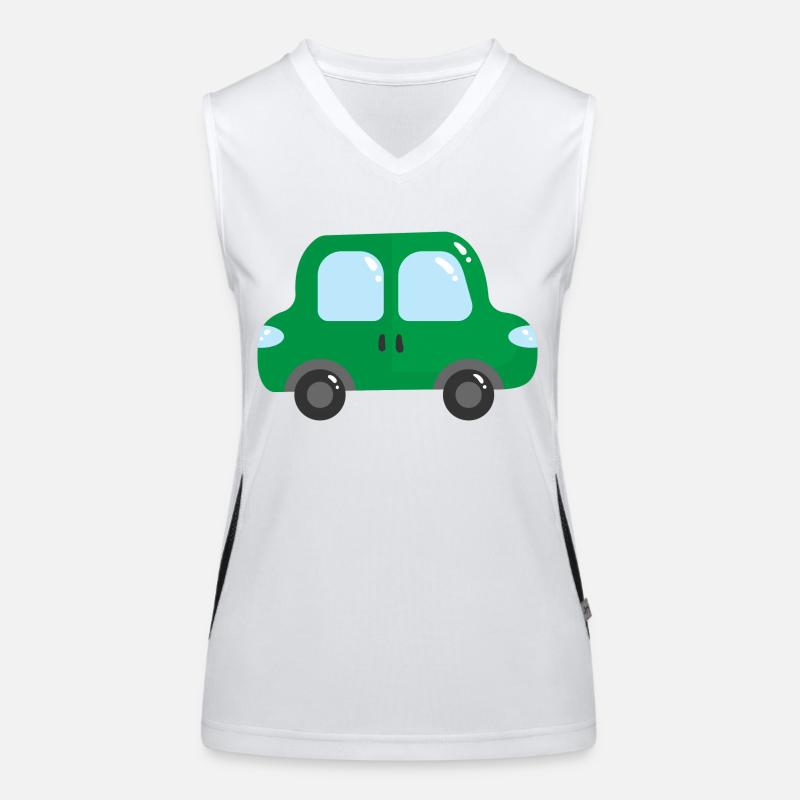 Auto Funktionelles Kontrast-Tank Top für Frauen