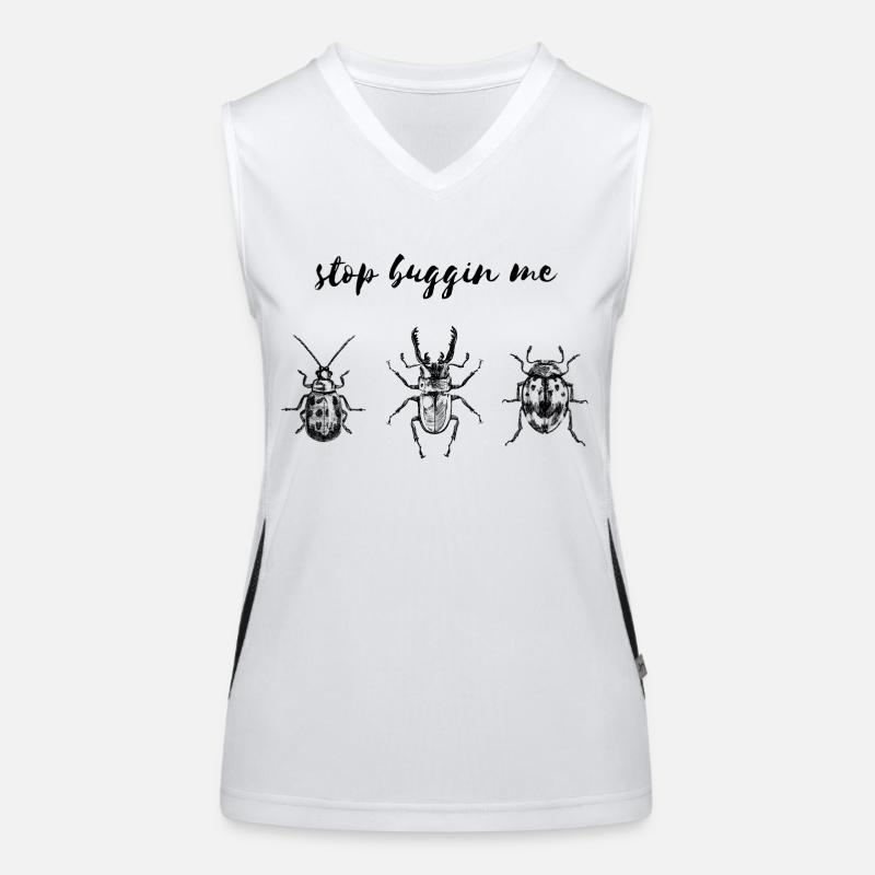 Stop buggin me Women's Functional Contrast Tank Top