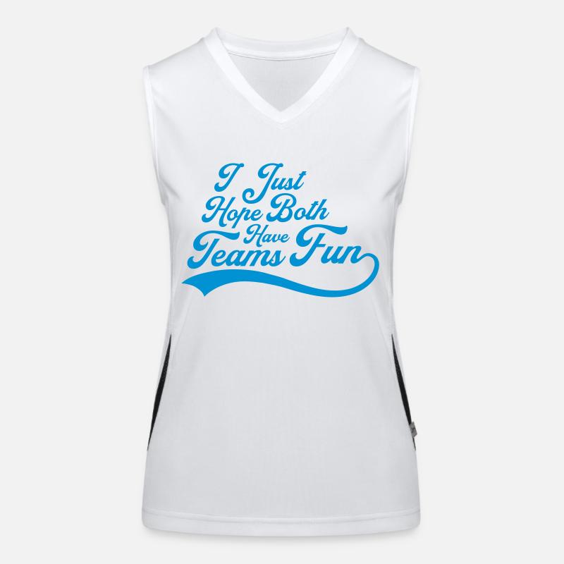Both Teams Have Fun Women's Functional Contrast Tank Top
