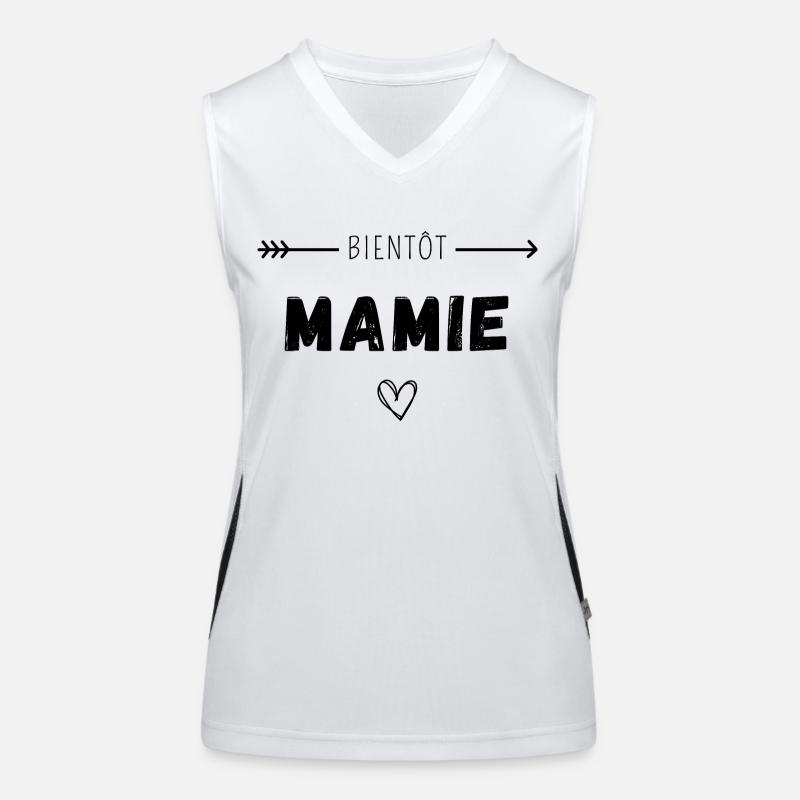 Bientôt mamie Débardeur respirant contrasté Femme