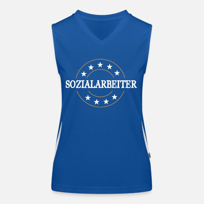 Sozialarbeiter Beruf Funktionelles Kontrast-Tank Top für Frauen