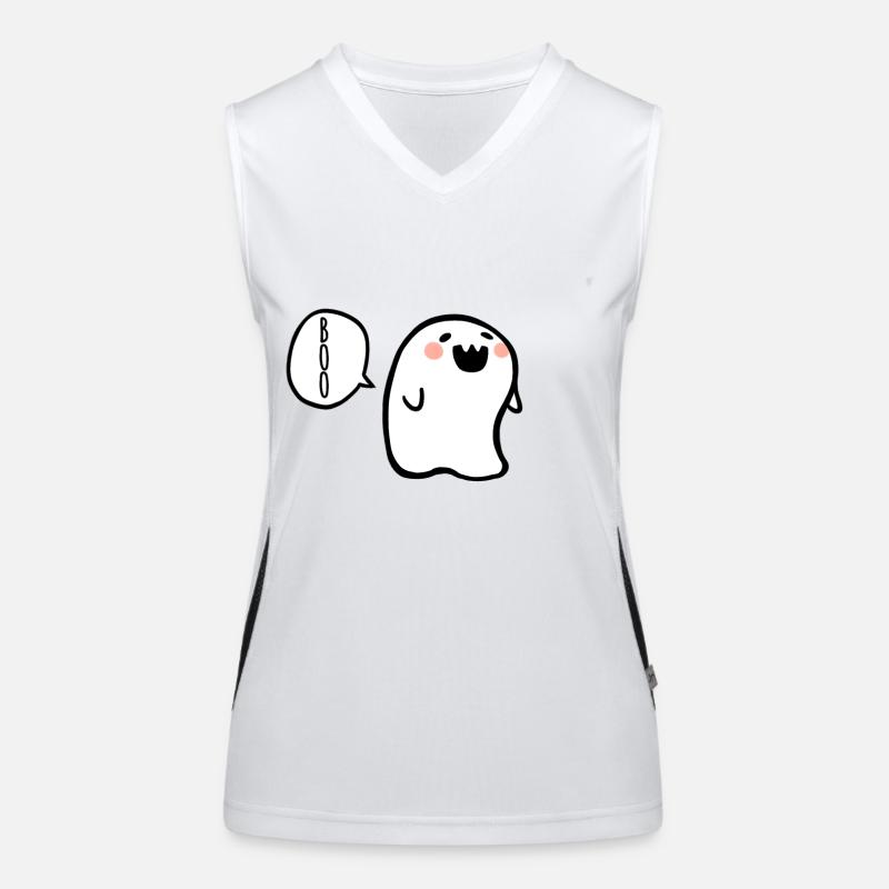 Surprised ghost Women's Functional Contrast Tank Top