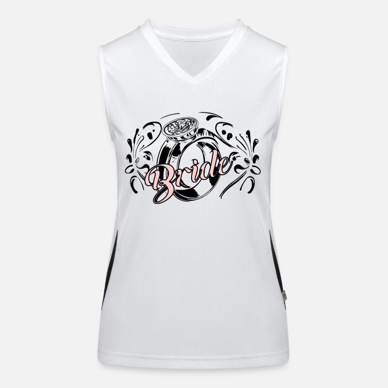 BRAUT, TSHIRT Funktionelles Kontrast-Tank Top für Frauen