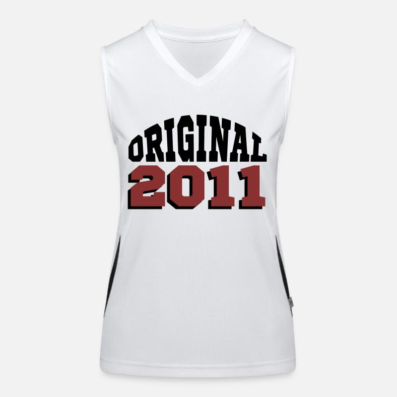 Original 2011 Débardeur respirant contrasté Femme