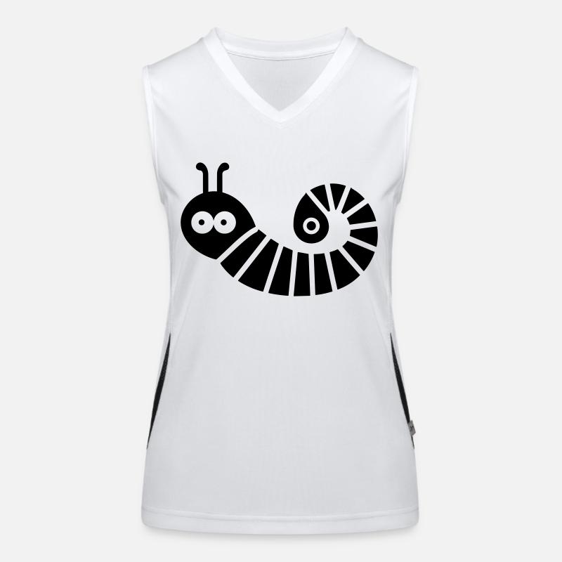 Raupe Funktionelles Kontrast-Tank Top für Frauen