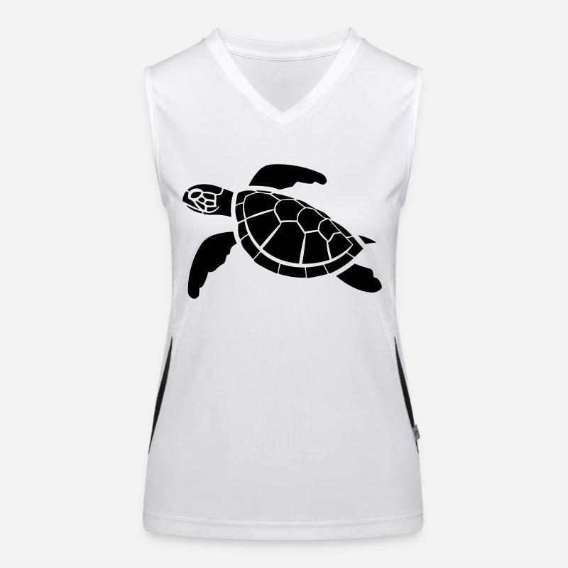 tortue Débardeur respirant contrasté Femme