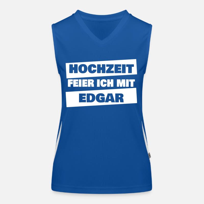 Edgar als JGA Funktionelles Kontrast-Tank Top für Frauen