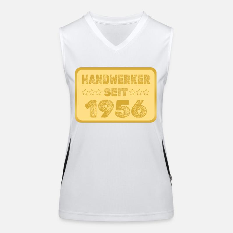 1956 Funktionelles Kontrast-Tank Top für Frauen