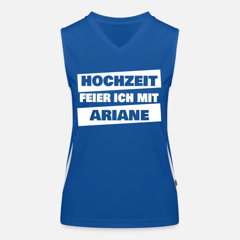 Ariane als JGA Funktionelles Kontrast-Tank Top für Frauen