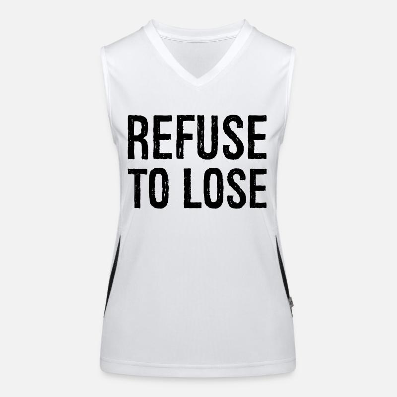 refuse to lose Women's Functional Contrast Tank Top