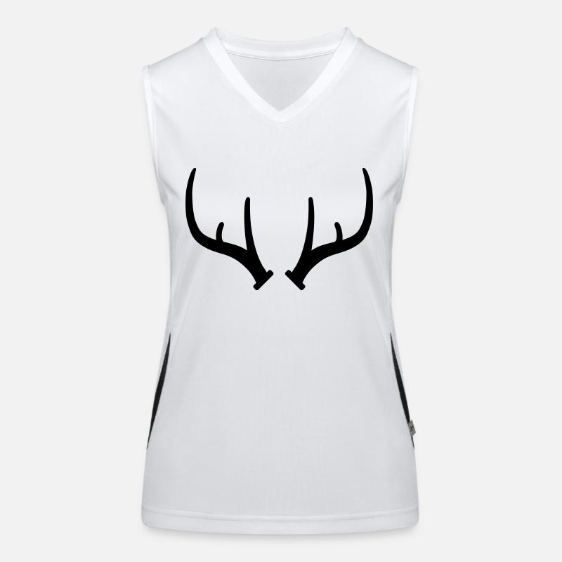 Geweih - Funktionelles Kontrast-Tank Top für Frauen
