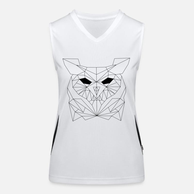 OwllwO Funktionelles Kontrast-Tank Top für Frauen