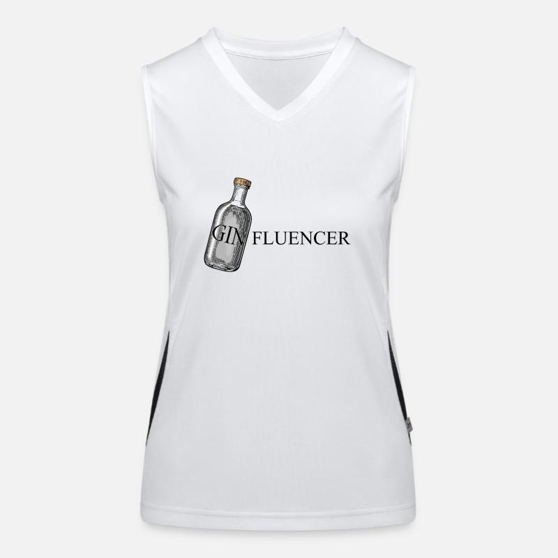 Affiche GINfluencer (Gin Tonic) Débardeur respirant contrasté Femme