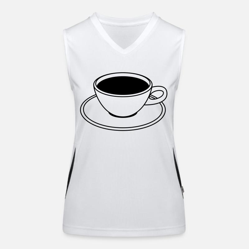 Coffee Cup Débardeur respirant contrasté Femme