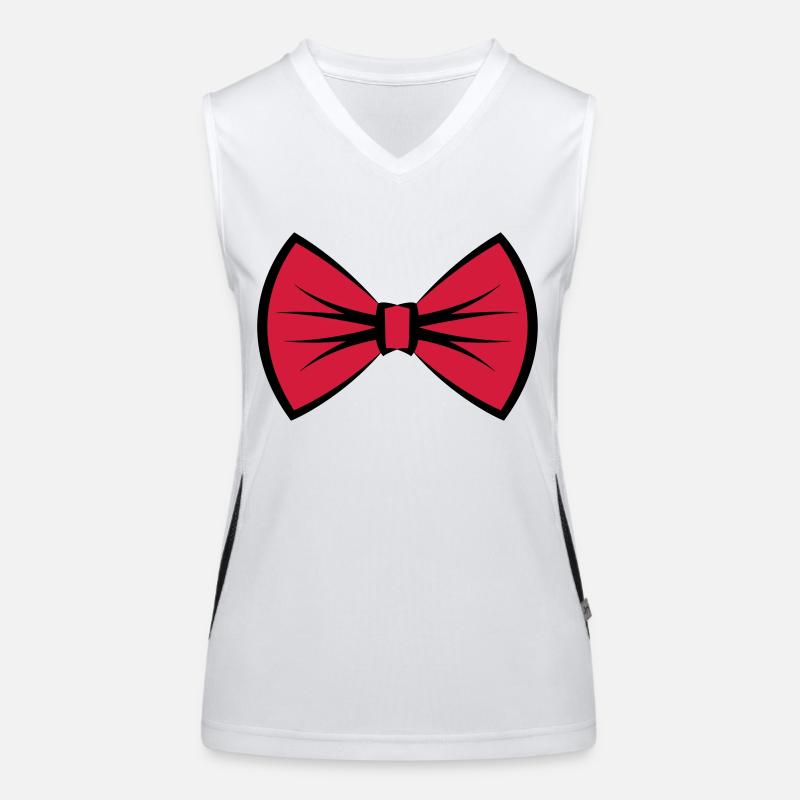 Krawattenschleife / Fliege / Querbinder Funktionelles Kontrast-Tank Top für Frauen