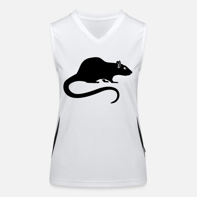 Ratte Funktionelles Kontrast-Tank Top für Frauen