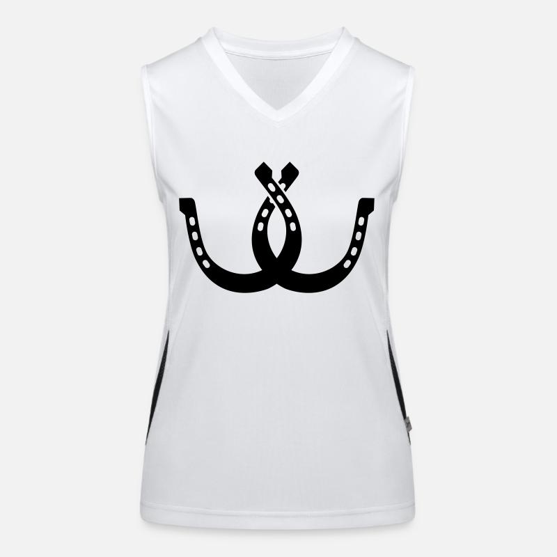 Glück Funktionelles Kontrast-Tank Top für Frauen