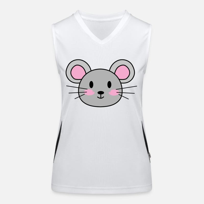 Maus Funktionelles Kontrast-Tank Top für Frauen