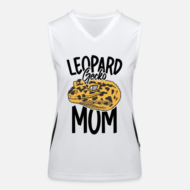 Leopard Gecko Mutter Reptilienpfleger Gecko Mutter Funktionelles Kontrast-Tank Top für Frauen