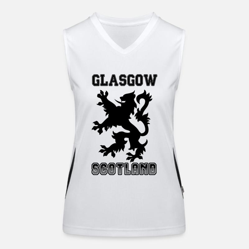 Glasgow Scotland Women's Functional Contrast Tank Top