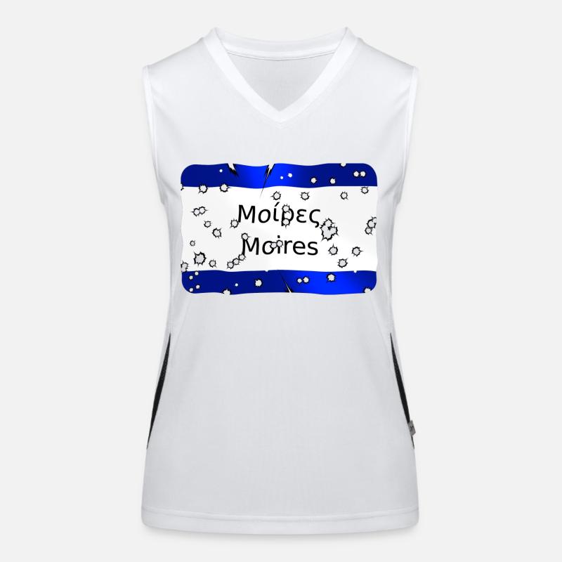 mg kriti ortsschild moires Funktionelles Kontrast-Tank Top für Frauen
