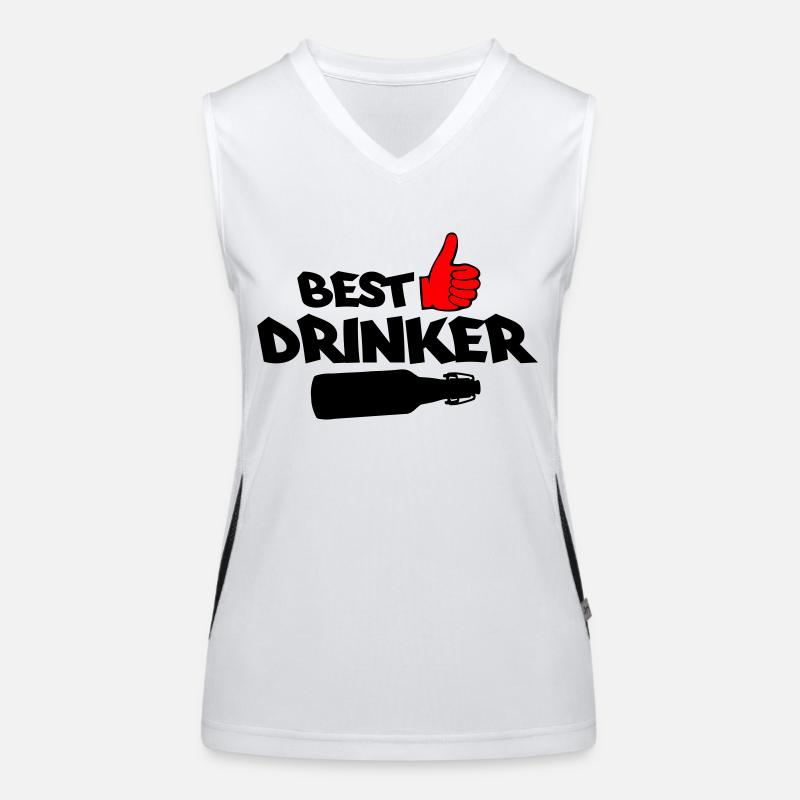 Best Drinker Women's Functional Contrast Tank Top