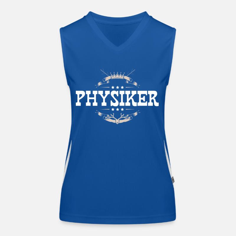 Physiker Beruf Funktionelles Kontrast-Tank Top für Frauen