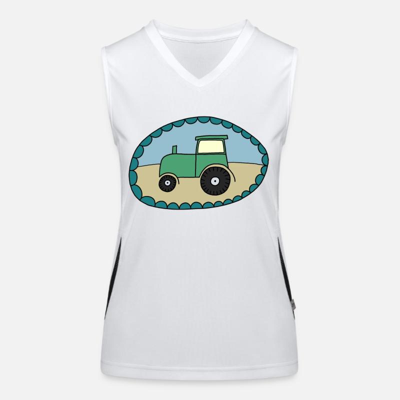 Tractor Design Women's Functional Contrast Tank Top