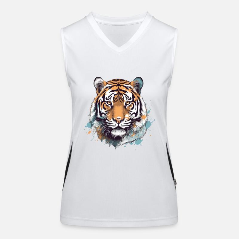 Tiger Women's Functional Contrast Tank Top