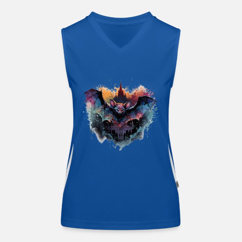 Bat Castle Women's Functional Contrast Tank Top