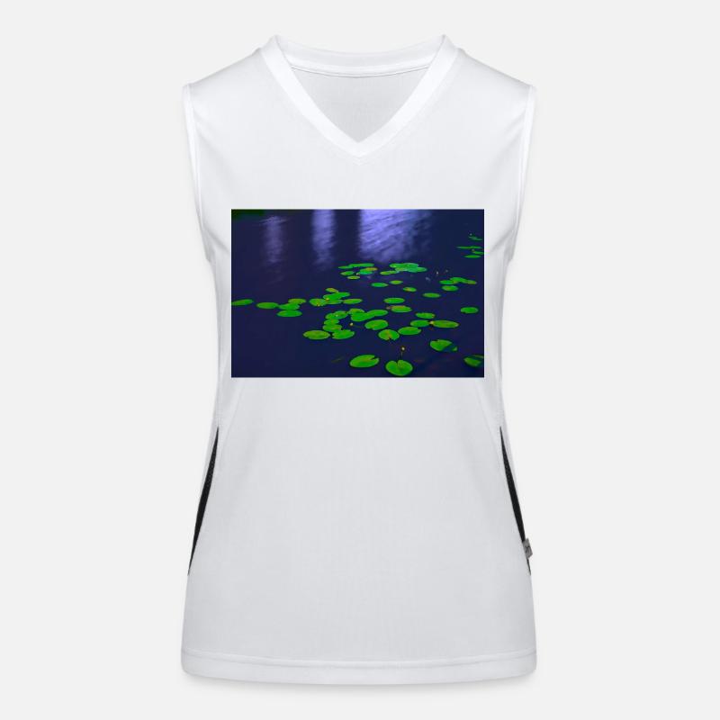 Testnetzwerk Funktionelles Kontrast-Tank Top für Frauen