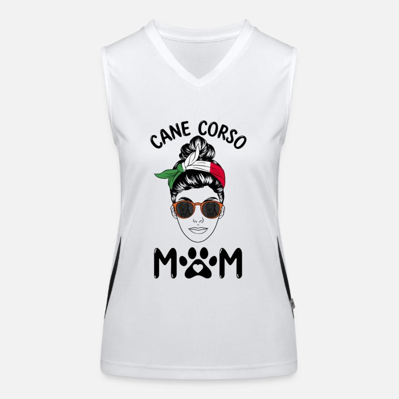 Cane Corso Mom Women's Functional Contrast Tank Top