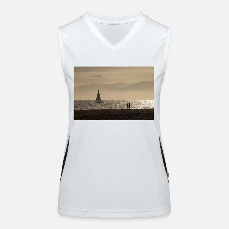 Evening atmosphere at Venice Beach Women's Functional Contrast Tank Top