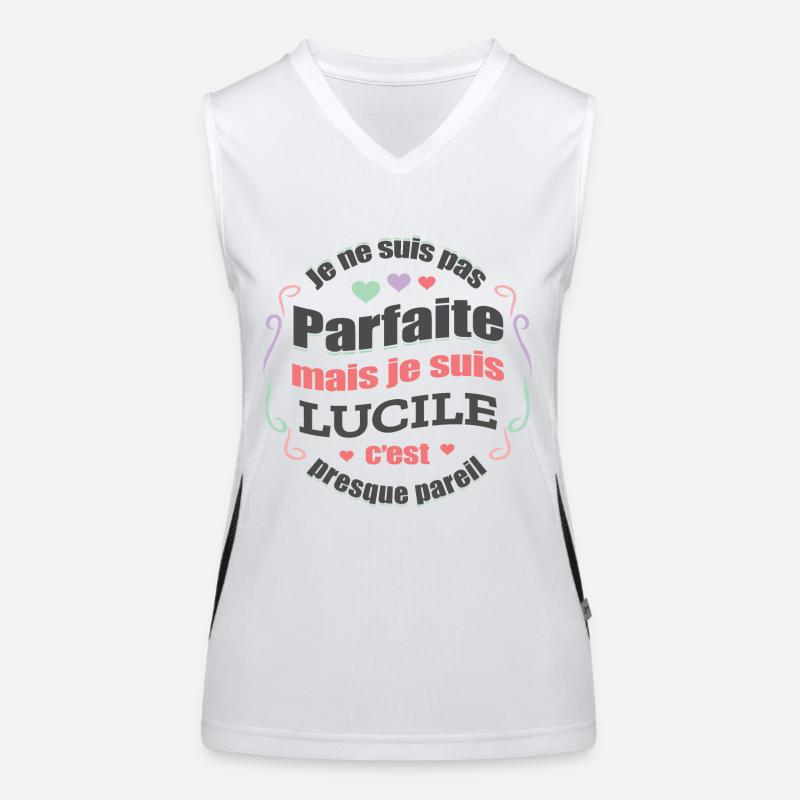 LUCILE PARFAITE - PRENOM LUCILE Débardeur respirant contrasté Femme