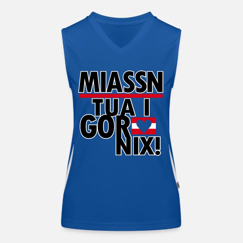 Austrian dialect Styrian Women's Functional Contrast Tank Top