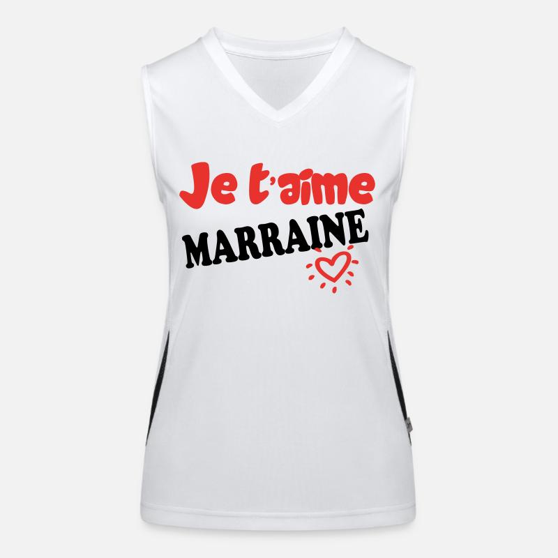 Ich liebe dich, MUTTER Funktionelles Kontrast-Tank Top für Frauen