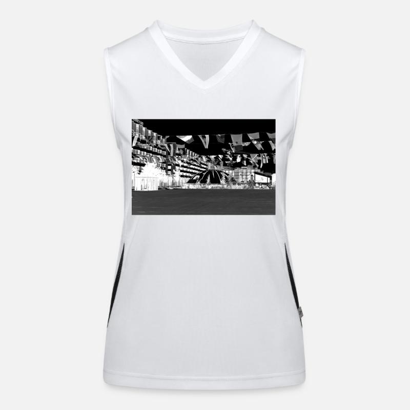 Nations Funktionelles Kontrast-Tank Top für Frauen