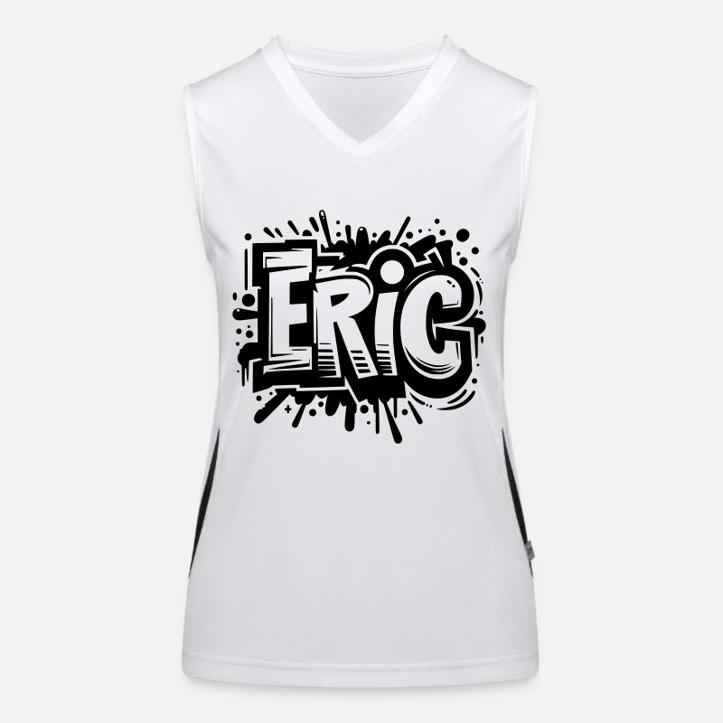 Eric Name Vorname Graffiti Funktionelles Kontrast-Tank Top für Frauen
