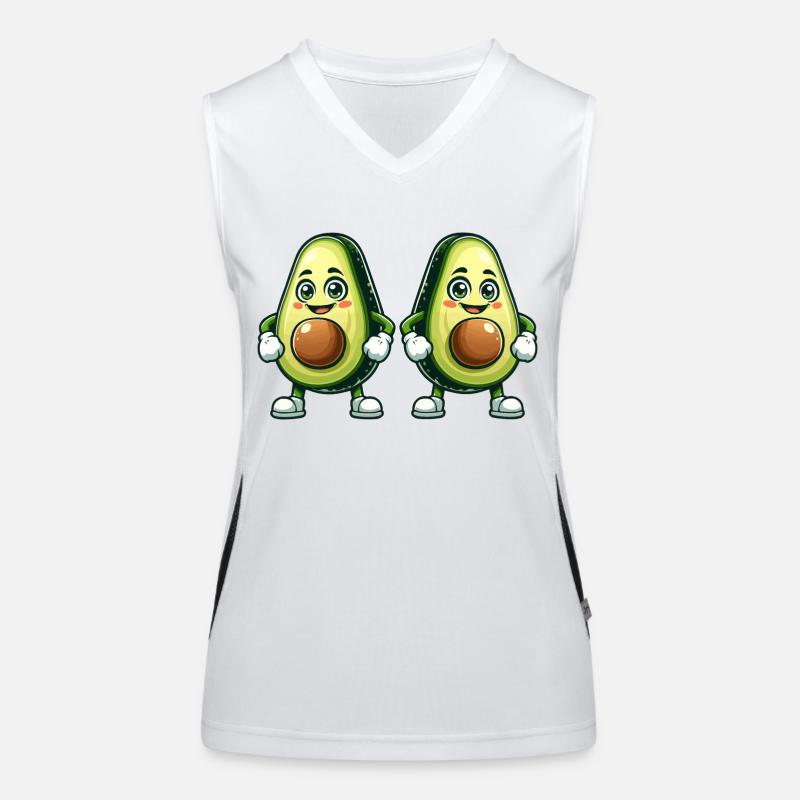 avocado 2 Funktionelles Kontrast-Tank Top für Frauen
