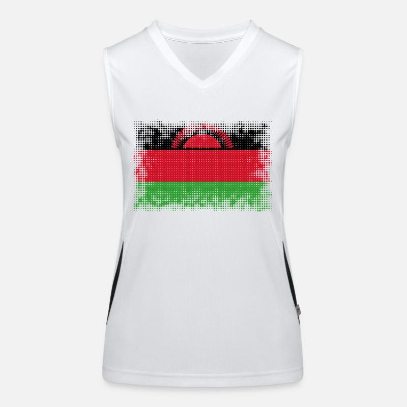 Malawi comme Malawi Débardeur respirant contrasté Femme