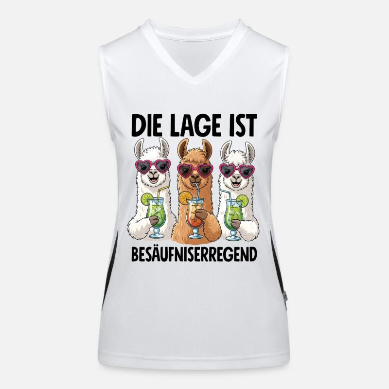 The situation is drunkenness Women's Functional Contrast Tank Top